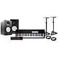 Novation Launchkey MK4 Keyboard Controller with Focusrite 2i2 USB Audio Interface and Yamaha HS5 5" Studio ... 61 Key Package