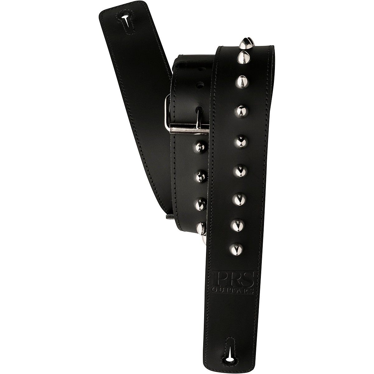 PRS Leather Studded Guitar Strap Black 2 in. Guitar Center