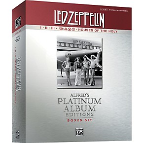 Alfred Led Zeppelin Box Set I V Guitar Tab Platinum Edition Books - 