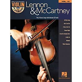 Hal Leonard Lennon & McCartney Violin Play-Along Volume 19 (Book/CD)