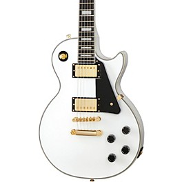 Blemished Epiphone Les Paul Custom Electric Guitar Level 2 Alpine White 197881109981