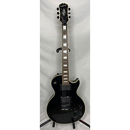 Used Epiphone Les Paul Custom Midnight Solid Body Electric Guitar