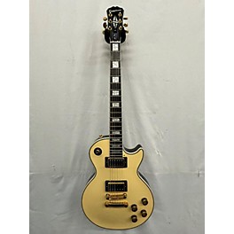 Used Epiphone Les Paul Custom Pro Blackback Solid Body Electric Guitar