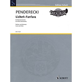 Schott Lichén-Fanfara (for Wind Instruments) Ensemble Series by Krzysztof Penderecki