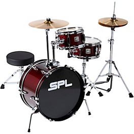 Sound Percussion Labs Lil' Kicker 3-Piece Junior Drum Set Dark Red