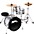 Sound Percussion Labs Lil' Kicker 3-Piece Junior Drum Set Metallic Silver