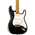 Fender Custom Shop Limited Edition 50s Dualmag II Compound Radius Stratocaster Relic Electric Guitar Black