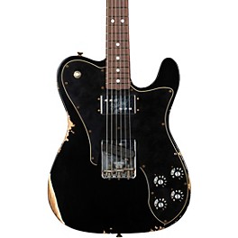 Fender Custom Shop Limited-Edition '70s Tele Custom Relic Electric Guitar Aged Black