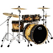Limited-Edition Mapa Burl 4-Piece Shell Pack With Antique Bronze Hardware Black Burst