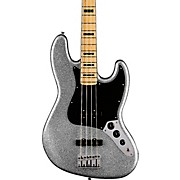 Limited-Edition Mikey Way Jazz Bass Guitar Silver Sparkle