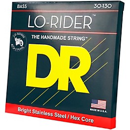 DR Strings Lo-Rider MH6-130 6-String Electric Bass Strings (30-130)
