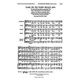 Novello Lord, for Thy Tender Mercy's Sake SATB Composed by Richard Farrant