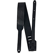 Luxe by Martin Leather Guitar Strap Black 2.5 in.