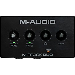 Open Box M-Audio M-Track Duo 2-Channel USB Audio Interface