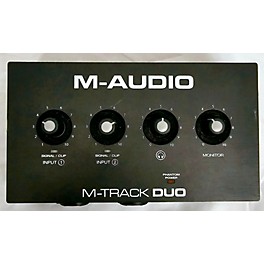 Used M-Audio M-track Duo Audio Interface