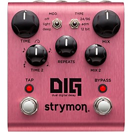 Strymon DIG Dual Digital Delay Effects Pedal Pink