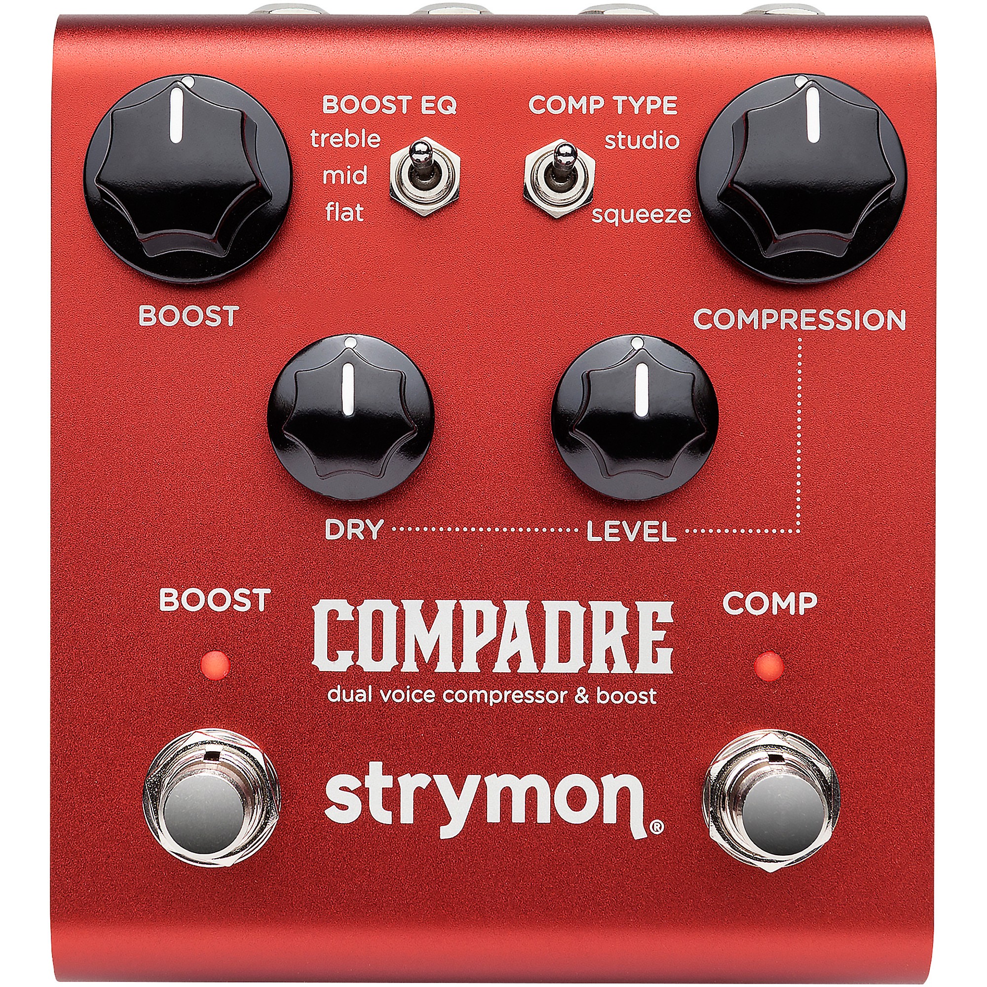 Estado seré fuerte Ministro Strymon Compadre Dual Voice Compressor & Boost Effects Pedal Red | Guitar  Center