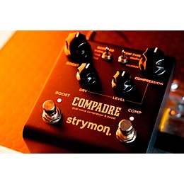 Strymon Compadre Dual Voice Compressor & Boost Effects Pedal Midnight