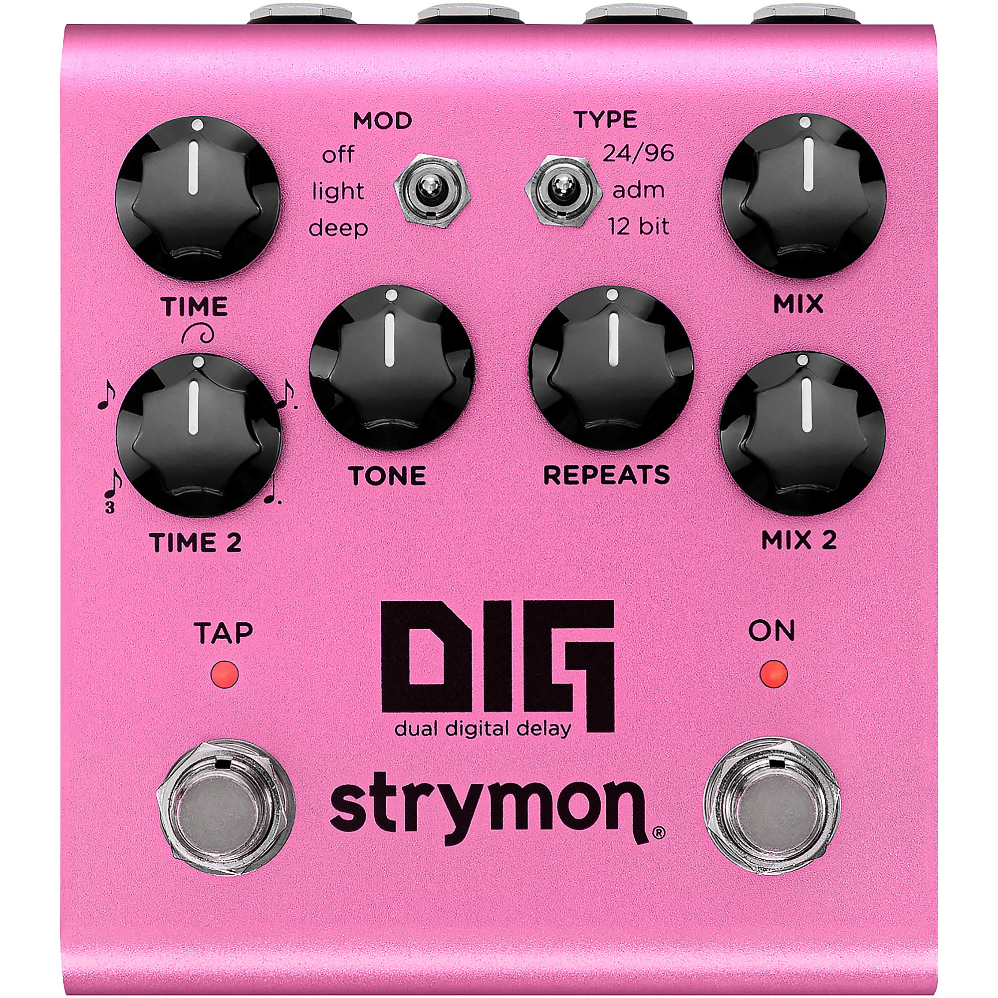 Strymon DIG V2 Dual Digital Delay Effects Pedal Pink | Guitar Center