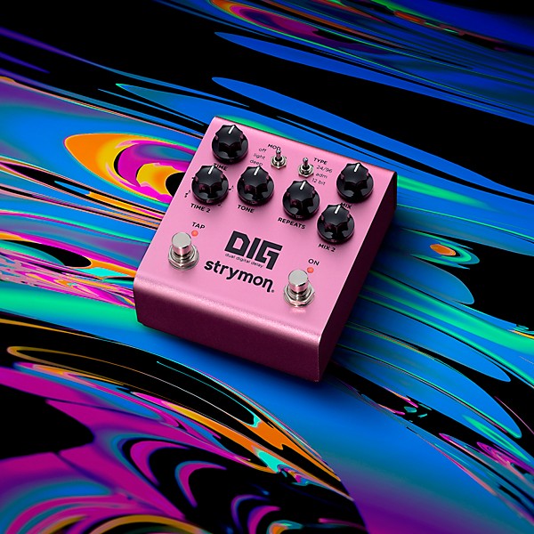 Strymon DIG V2 Dual Digital Delay Effects Pedal Pink