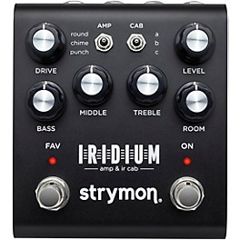 Strymon Iridium Amp and IR Cab Simulator Effects Pedal Black