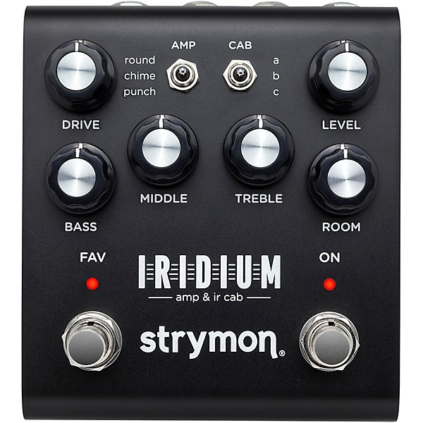 Strymon Iridium Amp and IR Cab Simulator Effects Pedal Black
