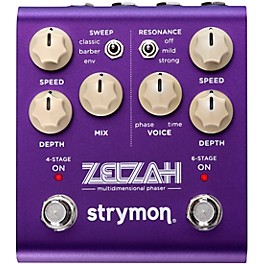 Strymon Zelzah Multidimensional Phaser Modulation E... Strymon Zelzah Multidimensional Phaser Modulation Effects Pedal Purple