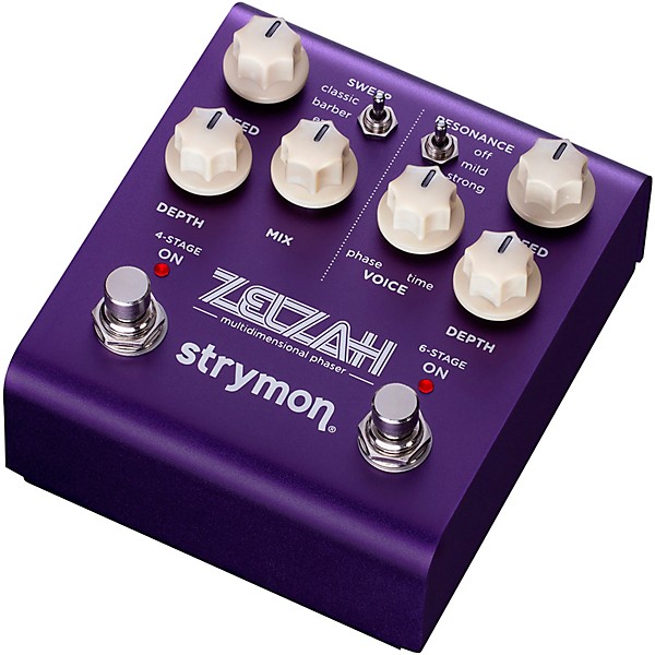 Strymon Zelzah Multidimensional Phaser Modulation Effects Pedal Purple