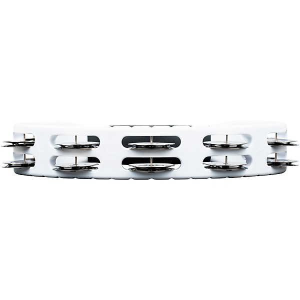 MEINL Headliner Series Molded ABS Tambourine, Dual Row White