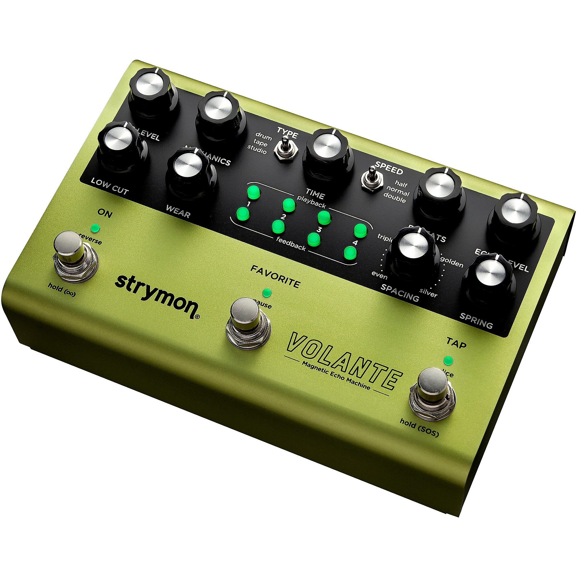 Strymon Volante Magnetic Echo Machine Delay Effects Pedal Green 