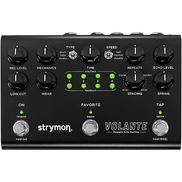 Strymon Volante Magnetic Echo Machine Delay Effects Pedal Midnight