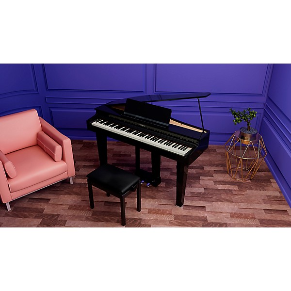 Roland GP-3 88-Key Digital Grand Piano With Bench Polished Ebony