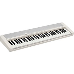 Casio Casiotone CT-S1 Portable Keyboard With WU-BT10 Bluetooth Adapter White