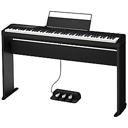 Casio Privia PX-S5000 Digital Piano With CS68 Wooden Stand and SP-34 Triple Pedal Black