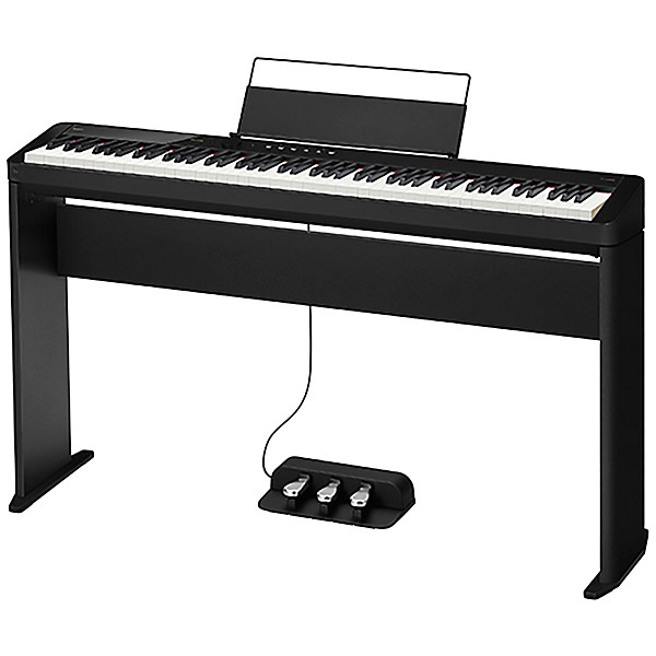 Casio Privia PX-S5000 Digital Piano With CS68 Wooden Stand and SP-34 Triple Pedal Black