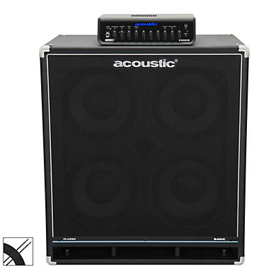 Acoustic B300hd & B410c Bass Stack With 3' Cable for sale