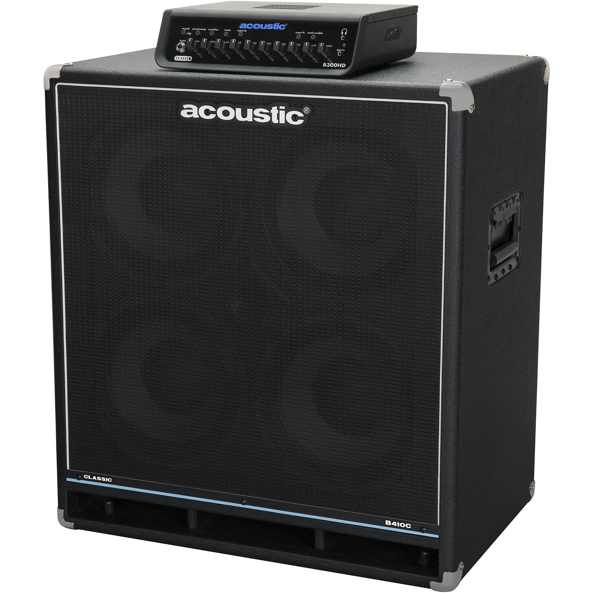 Acoustic B300HD & B410C Bass Stack With 3' Cable | Guitar Center