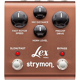 Strymon Lex Rotary Speaker Simulator Effects Pedal Brown