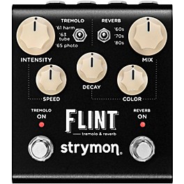 Strymon Flint V2 Tremolo & Reverb Effects Pedal Black