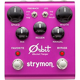 Strymon Orbit dBucket Flanger Effects Pedal Purple