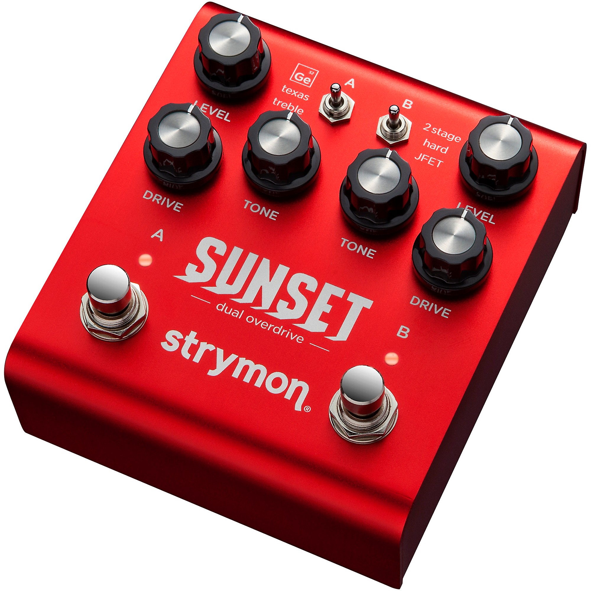 Strymon Sunset Dual Overdrive Effects Pedal Red | Guitar Center