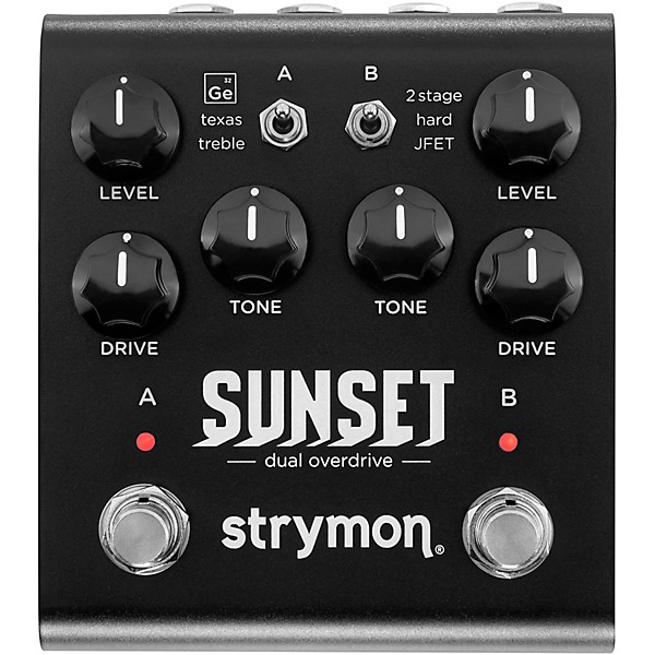 Strymon Sunset Dual Overdrive Effects Pedal Midnight