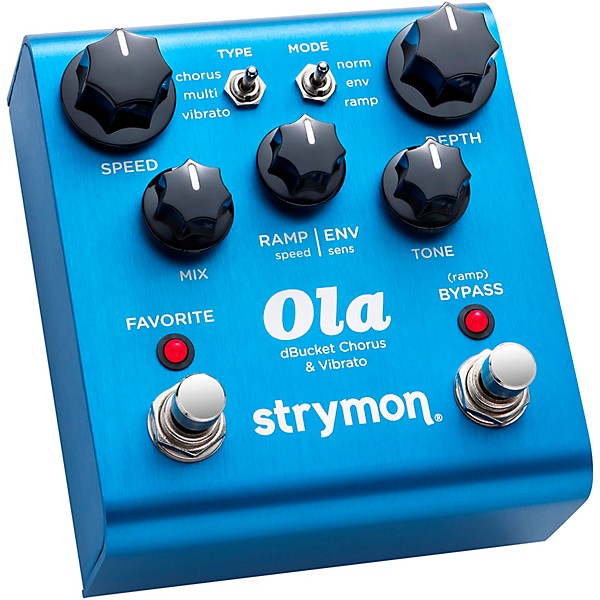 Strymon Ola Chorus/Vibrato Effects Pedal Blue