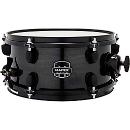 Mapex MPX Maple/Poplar Hybrid Sh... Mapex MPX Maple/Poplar Hybrid Shell Side Snare Drum 12 x 6 in. Transparent Midnight Black