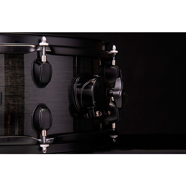 Mapex MPX Maple/Poplar Hybrid Shell Side Snare Drum 12 x 6 in. Transparent Midnight Black