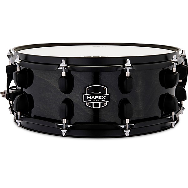 Mapex MPX Maple/Poplar Hybrid Shell Snare Drum 14 x 5.5 in. Transparent Midnight Black