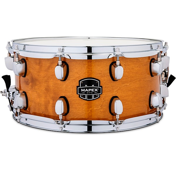 Mapex MPX Maple/Poplar Hybrid Shell Snare Drum 14 x 6.5 in. Gloss Natural