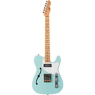 Lsl Instruments Thinbone S/P90 Electric Guitar Sonic Blue Pearl for sale