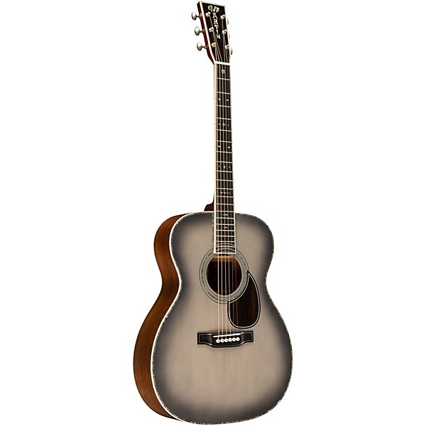 Martin Limited-Edition OM-45 John Mayer Signature Platinum Acoustic Guitar Gray Sunburst