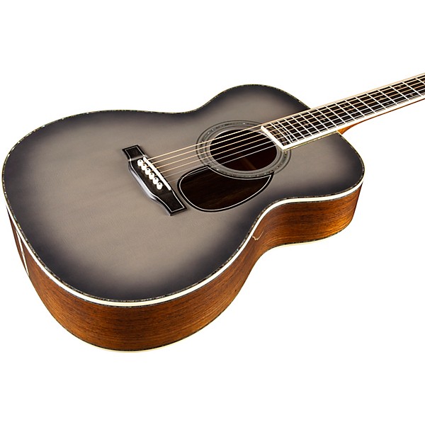 Martin Limited-Edition OM-45 John Mayer Signature Platinum Acoustic Guitar Gray Sunburst